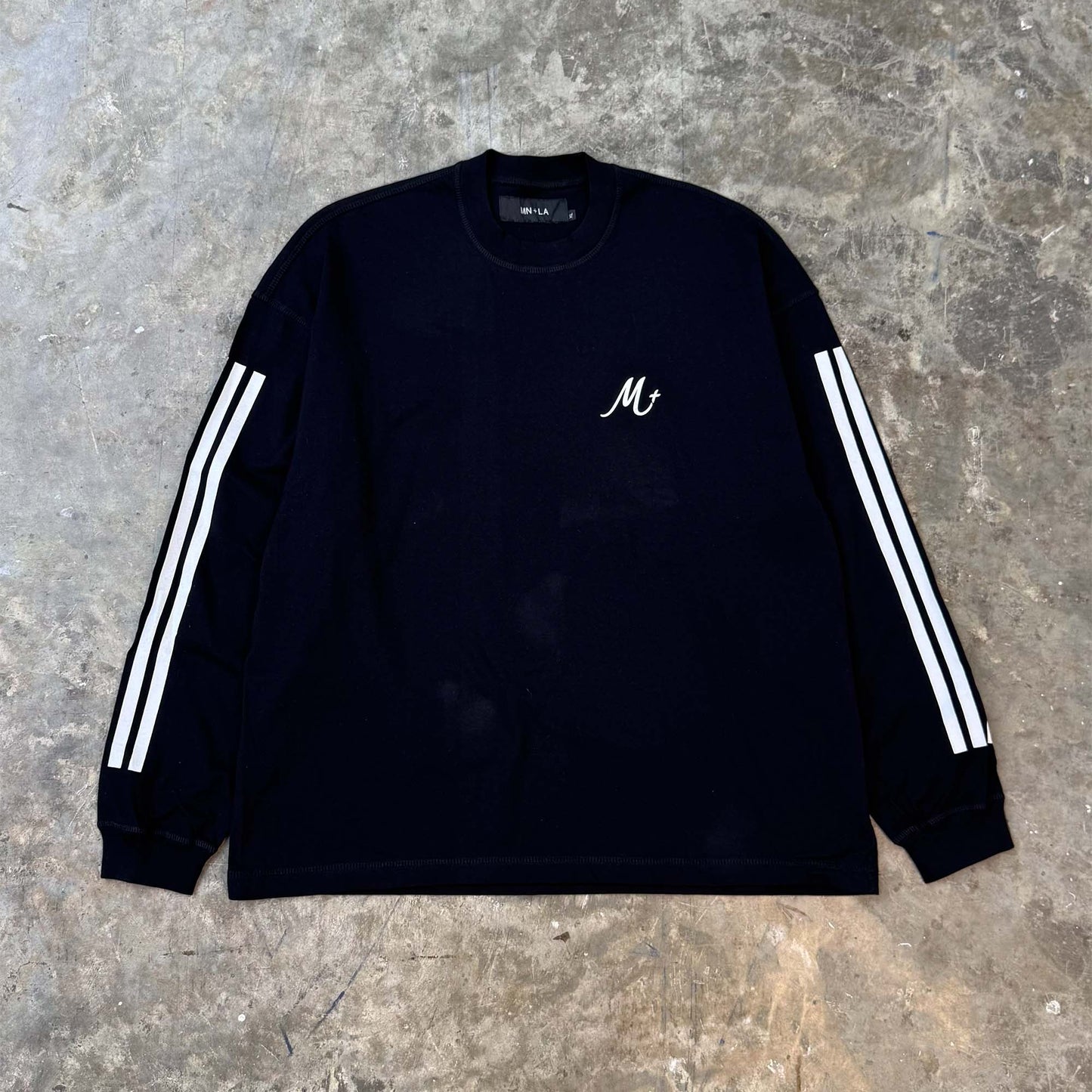 M+ LONGSLEEVE TEE IN ANTHRACITE