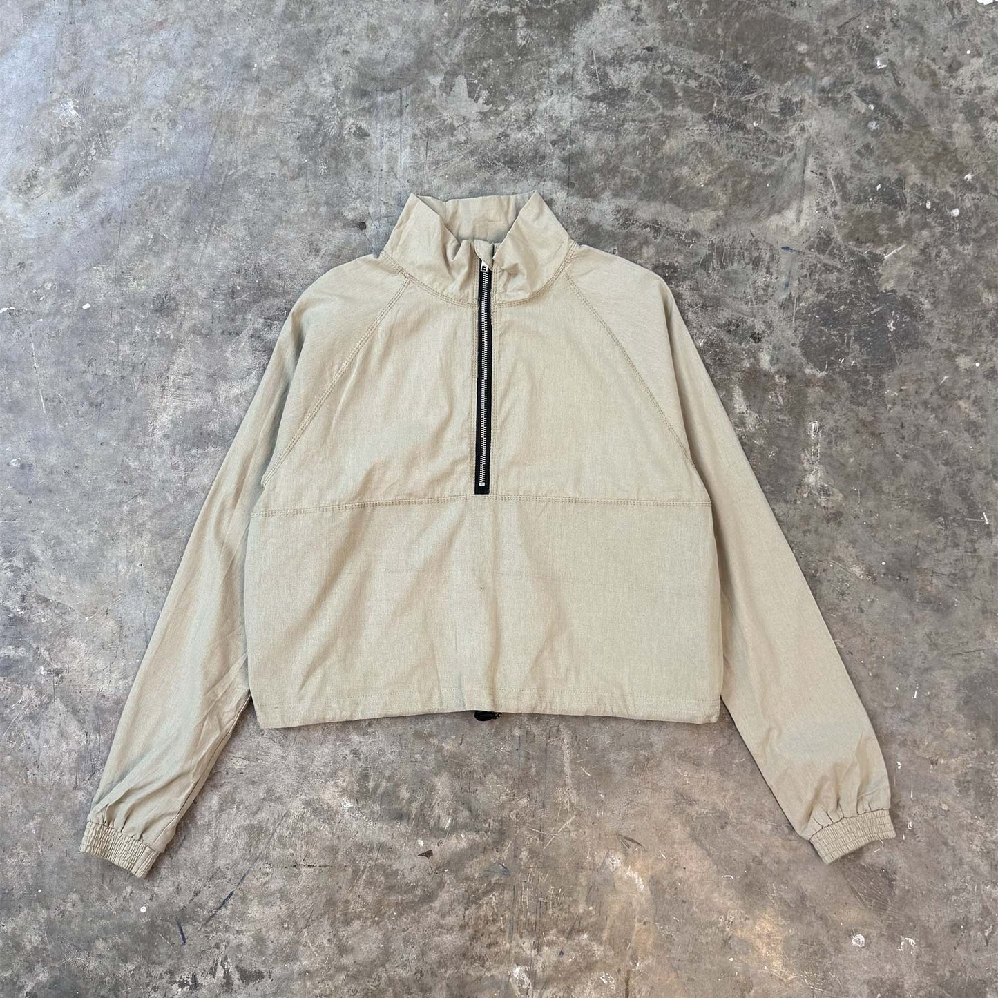 QUARTER ZIP L/S TEE V2 IN OAT