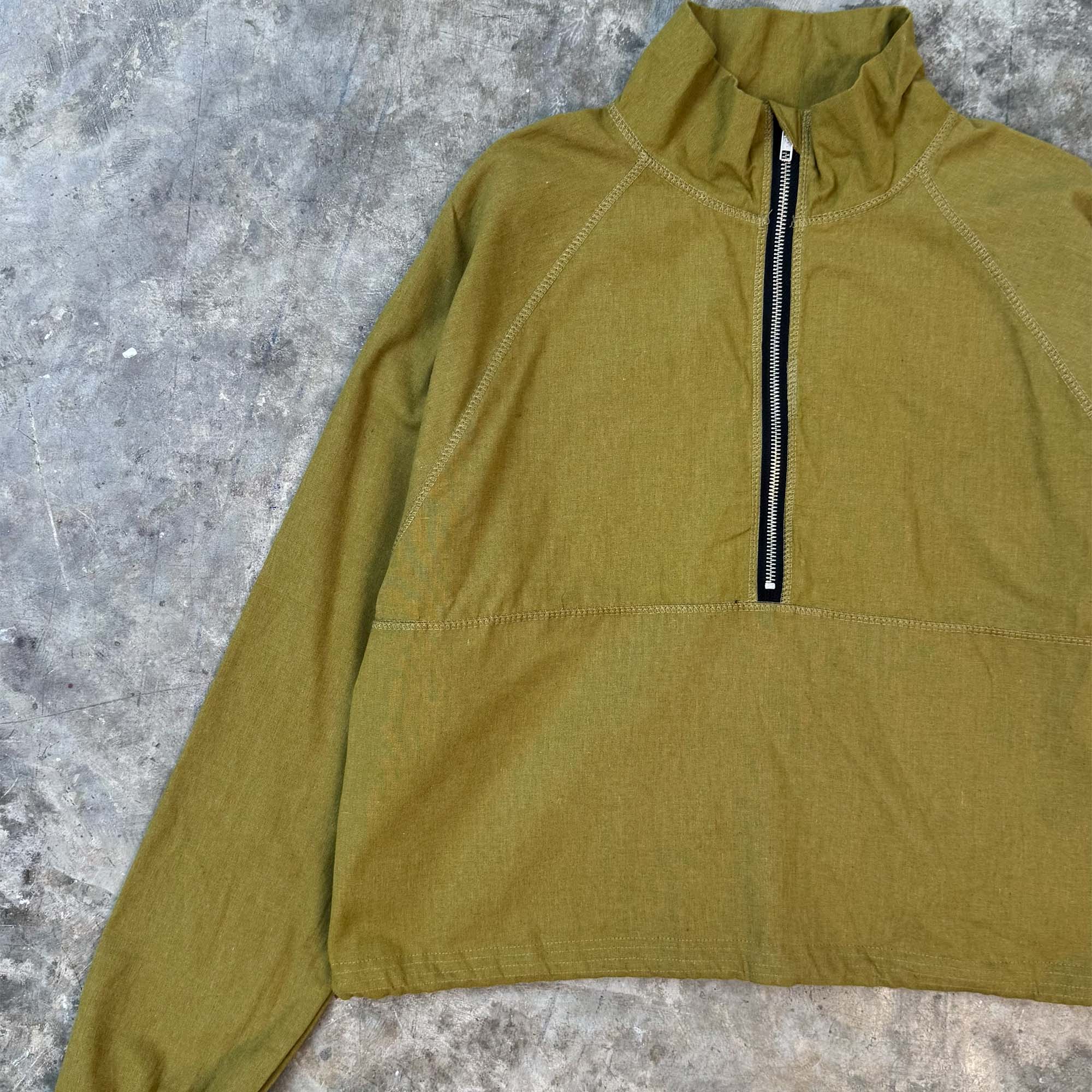 LINEN QUARTER ZIP L/S TEE V2 IN VERDUN – MN+LA