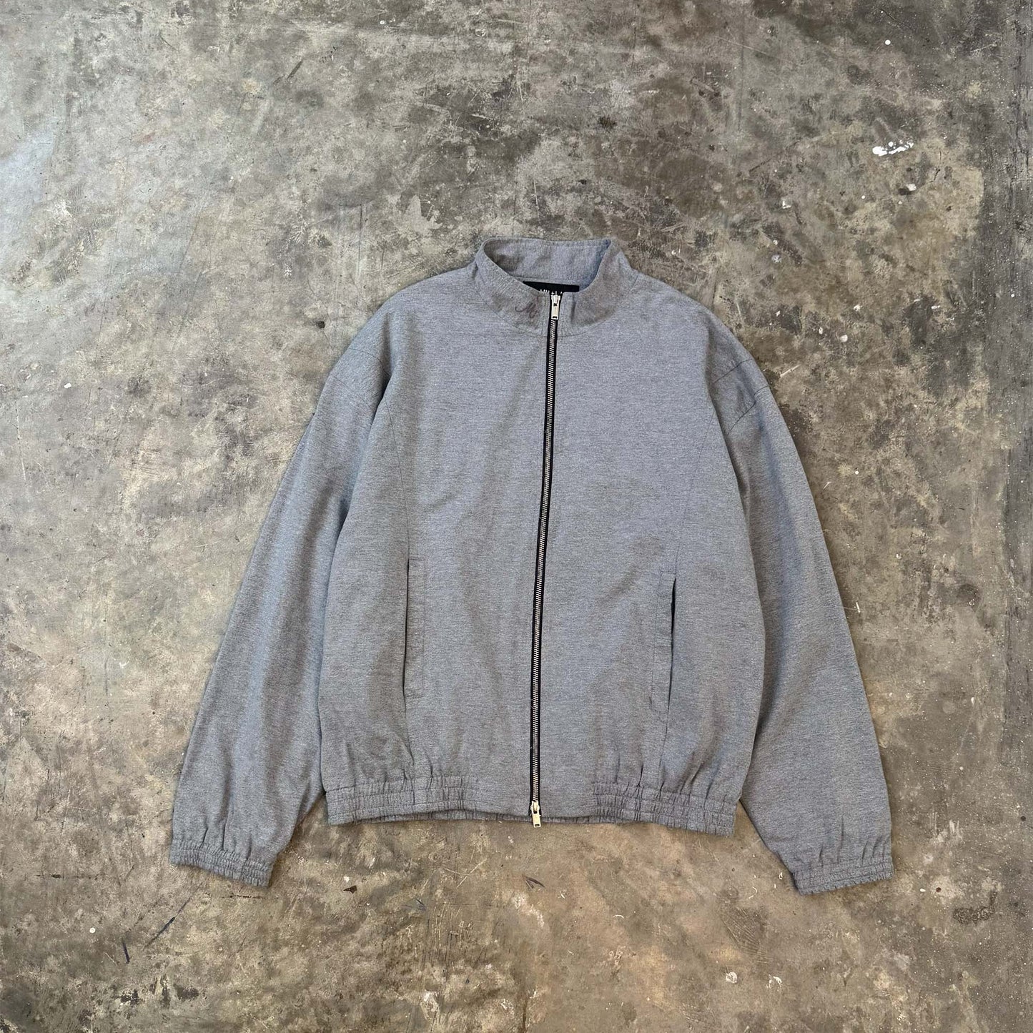 M+ "WAGWAN" JACKET IN HEATHER GREY