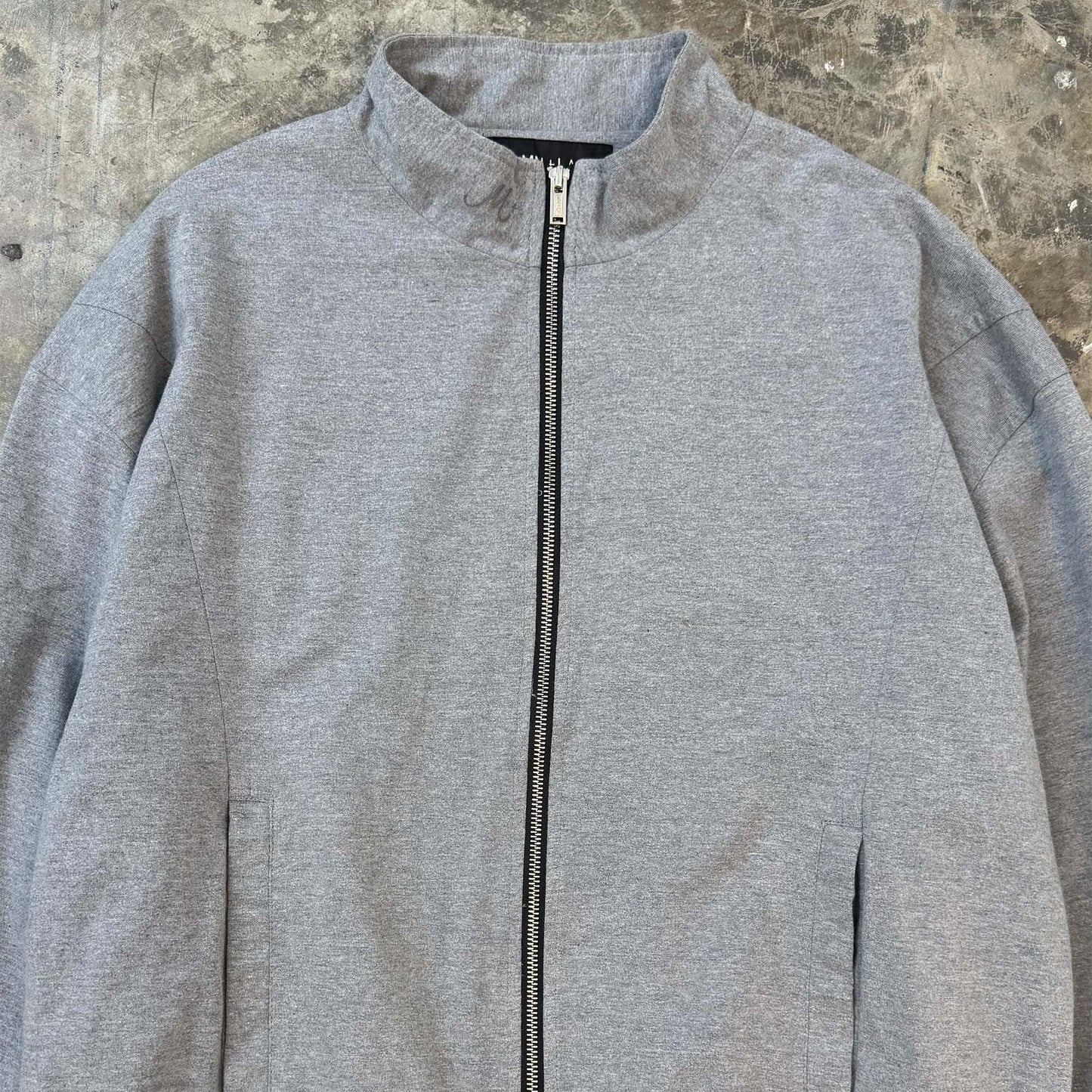 M+ "WAGWAN" JACKET IN HEATHER GREY