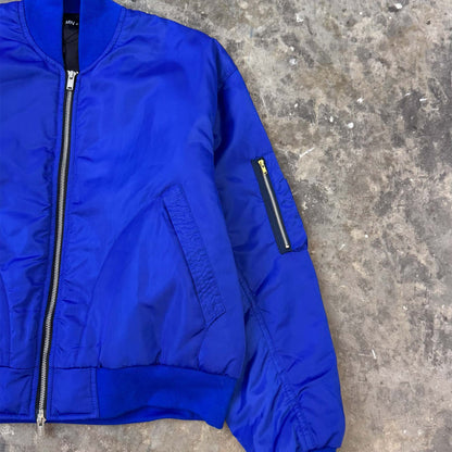 STEALTH BOMBER JACKET IN AZURITE