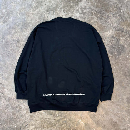 "COUGAR" SWEATSHIRT IN CAVIAR