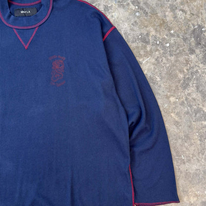"YEAR OF THE DRAGON" LONGSLEEVE TEE V3 IN NAVY