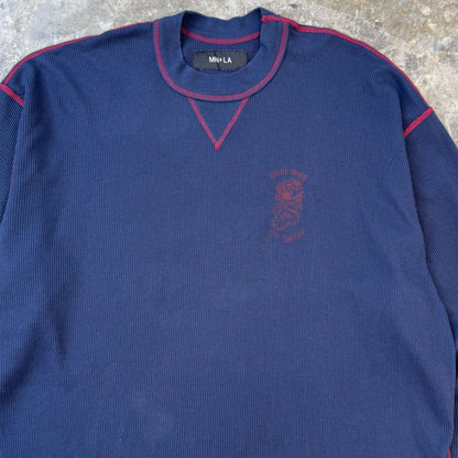 "YEAR OF THE DRAGON" LONGSLEEVE TEE V3 IN NAVY