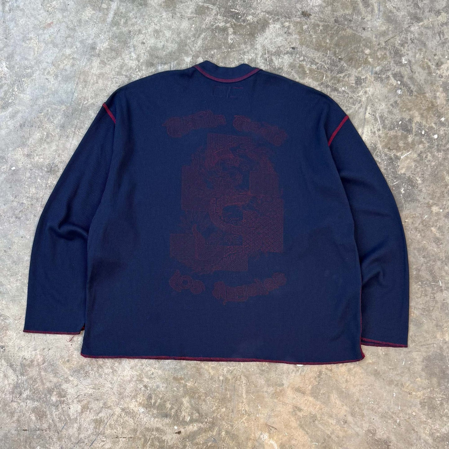 "YEAR OF THE DRAGON" LONGSLEEVE TEE V3 IN NAVY