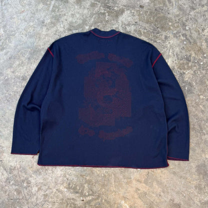 "YEAR OF THE DRAGON" LONGSLEEVE TEE V3 IN NAVY