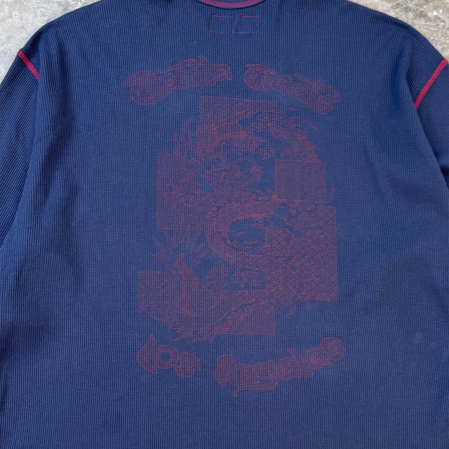 "YEAR OF THE DRAGON" LONGSLEEVE TEE V3 IN NAVY