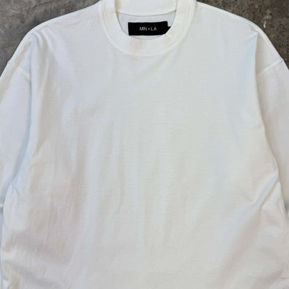 LONGSLEEVE TEE IN WHITE