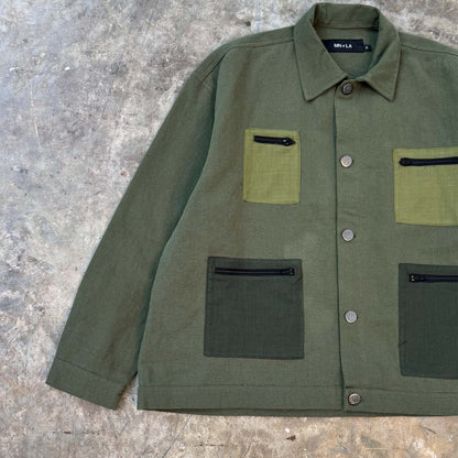 ARTISAN JACKET IN OLIVE