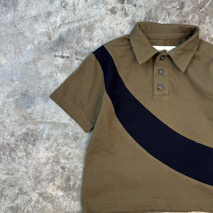 LITTLE HUMAN™ ARC S/S POLO SHIRT IN OLIVE