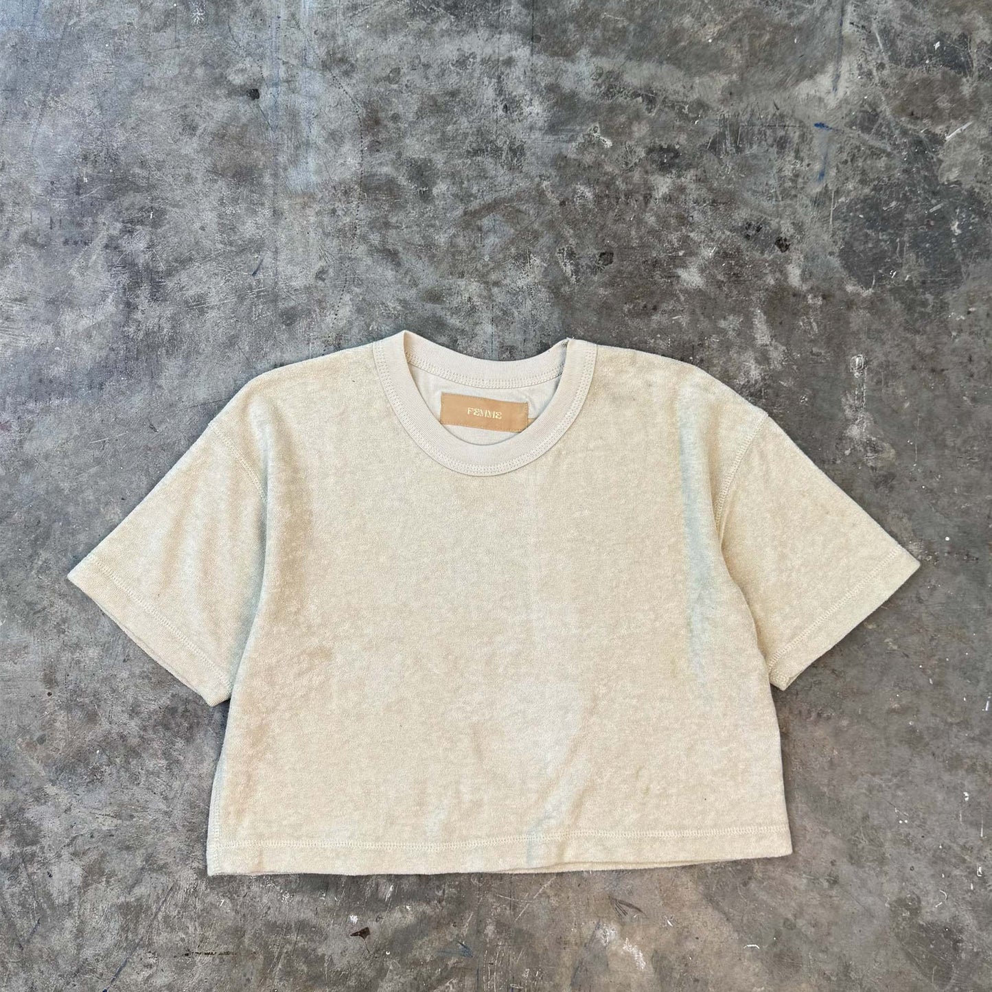 TOWEL TEE IN OAT