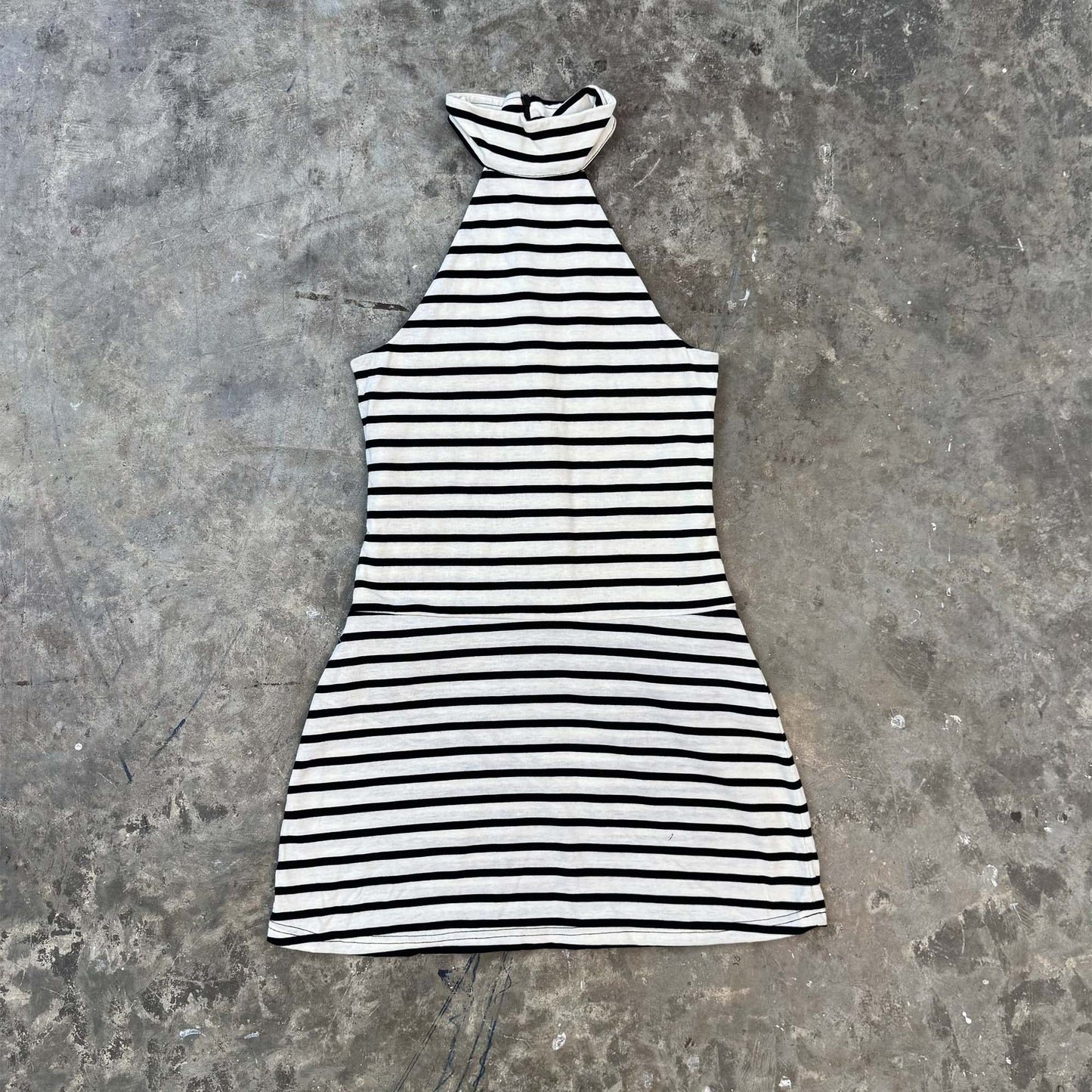 EVA HALTER DRESS IN WHITE
