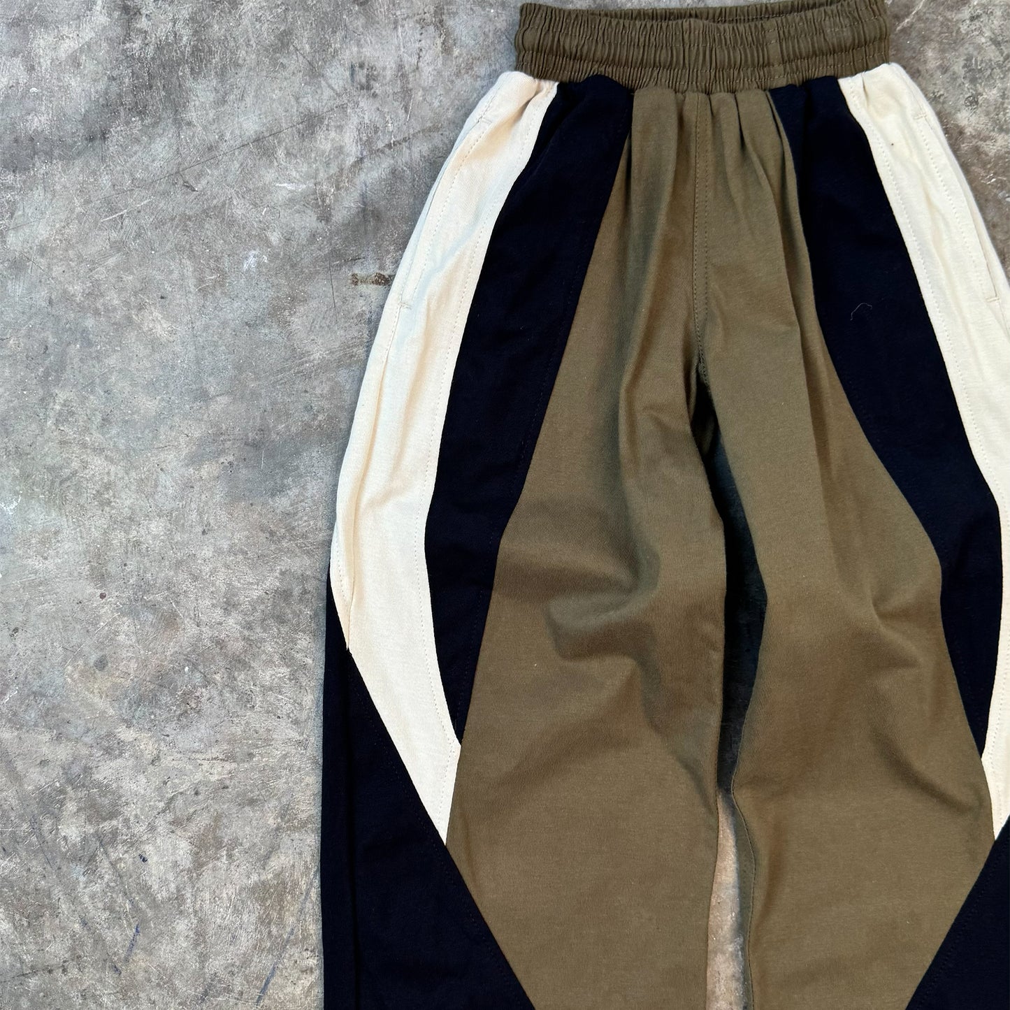 "NEEDLEWORK" LITTLE HUMAN™ PANTS IN OLIVE