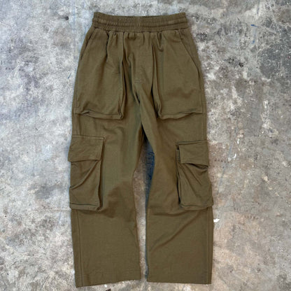 "PAINT SPLAT" LITTLE HUMAN™ CARGO PANTS IN OLIVE