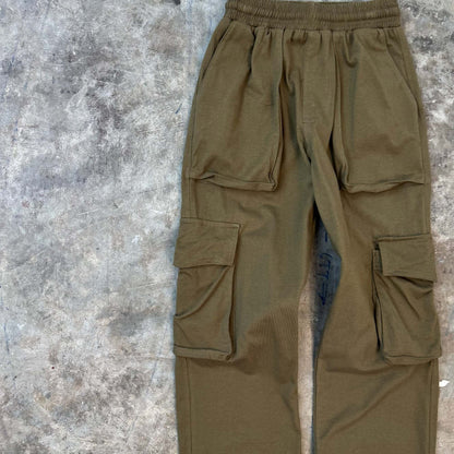 "PAINT SPLAT" LITTLE HUMAN™ CARGO PANTS IN OLIVE