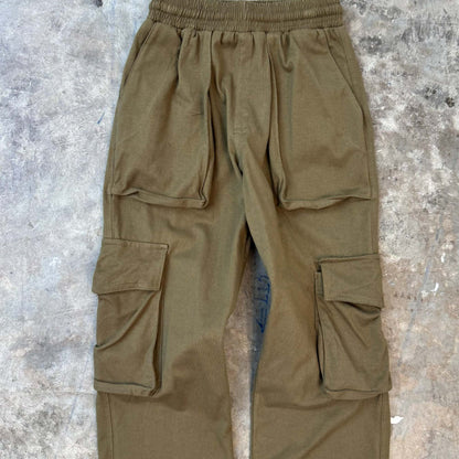 "PAINT SPLAT" LITTLE HUMAN™ CARGO PANTS IN OLIVE