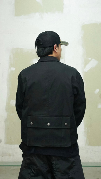 SHINOBI TRUCKER JACKET IN ANTHRACITE