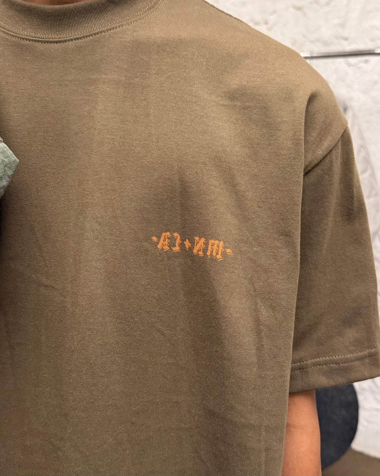"REAR VIEW" ULTRA HEAVY TEE IN OLIVE