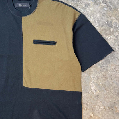 NEEDLEWORK POCKET TEE IN TAIGA