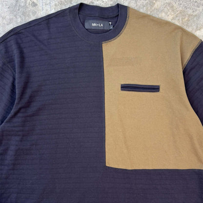 NEEDLEWORK POCKET TEE V2 IN TAIGA
