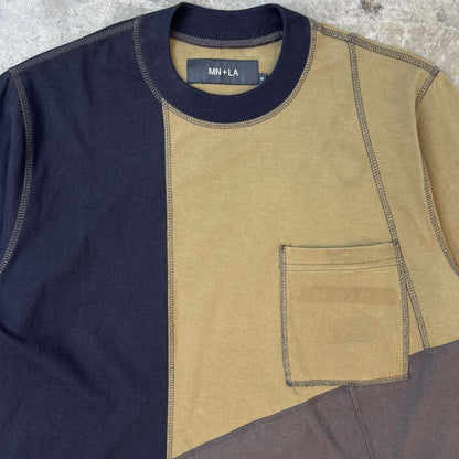 "PATCHWORK" POCKET TEE IN TERRAIN