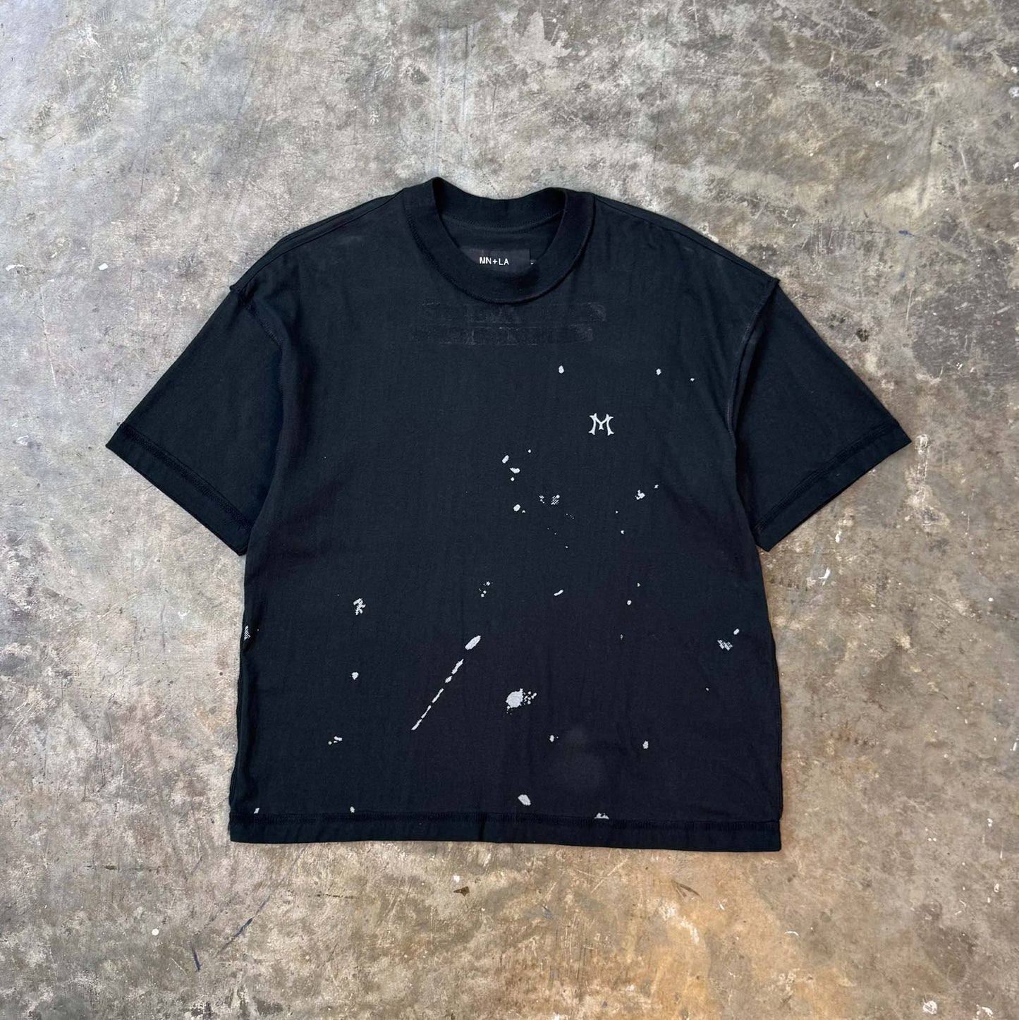 "HITTER" V3 BOX TEE LITE TEE IN CAVIAR