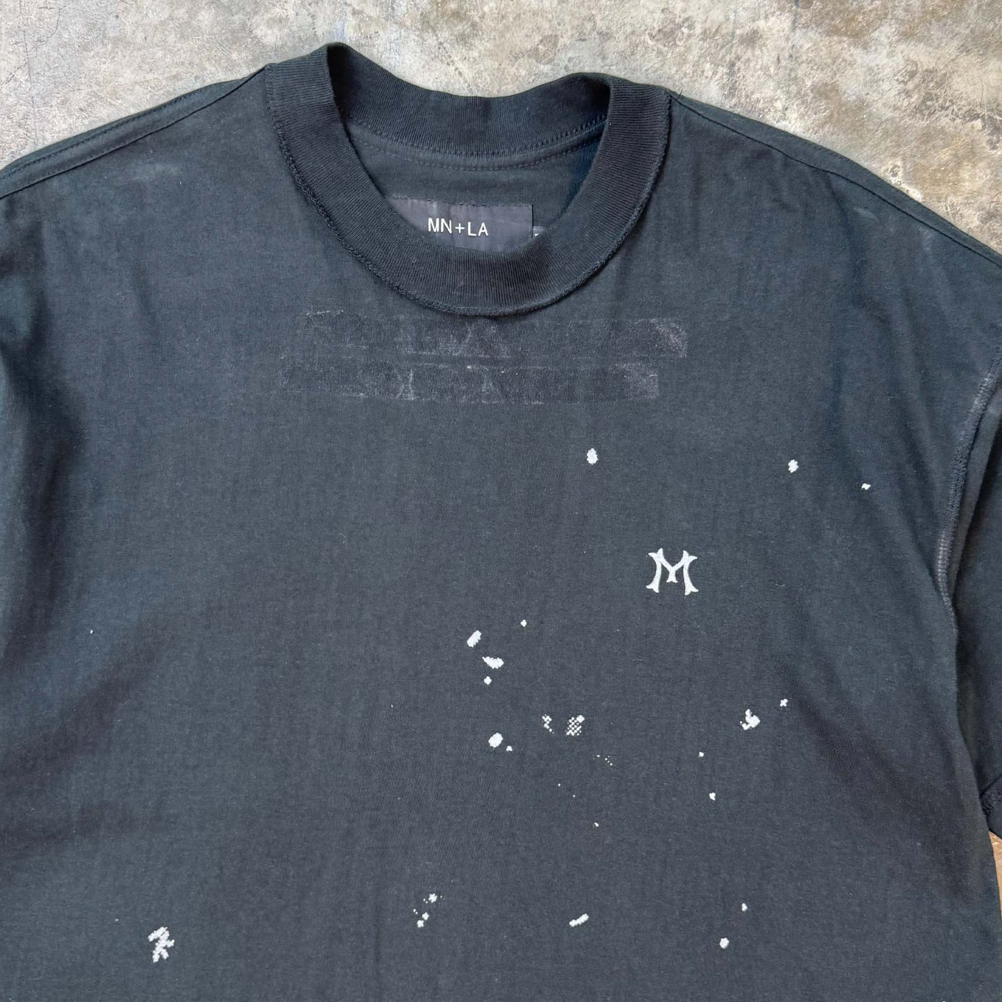 "HITTER" V3 BOX TEE LITE TEE IN CAVIAR
