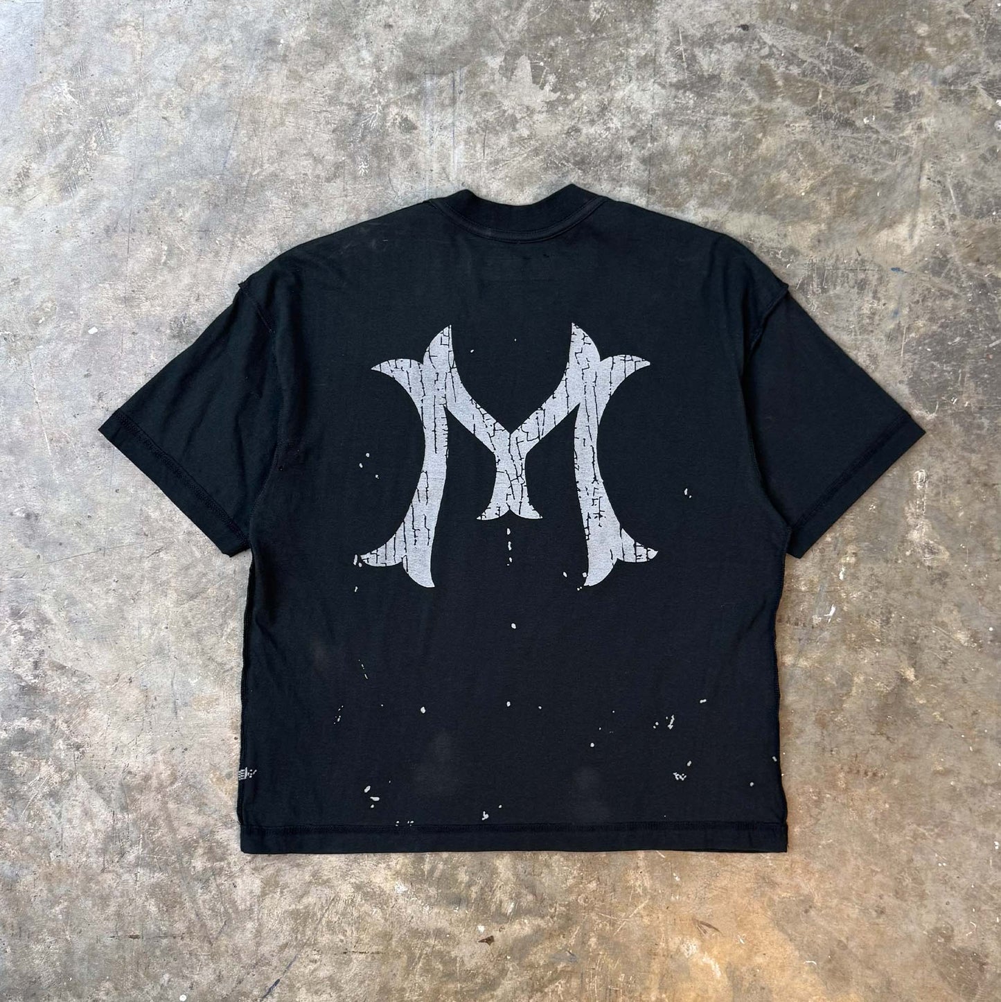 "HITTER" V3 BOX TEE LITE TEE IN CAVIAR