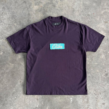 "CHOKE" TEE IN SHADOW PURPLE