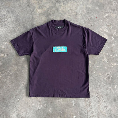 "CHOKE" TEE IN SHADOW PURPLE