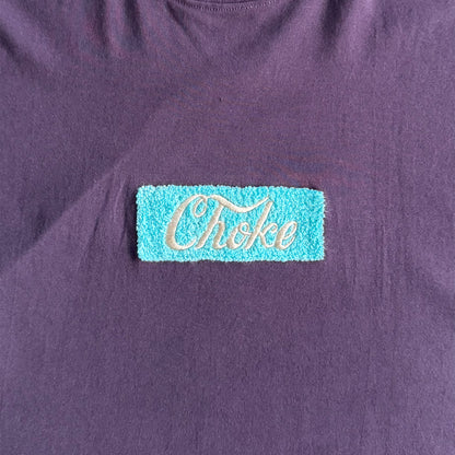 "CHOKE" TEE IN SHADOW PURPLE