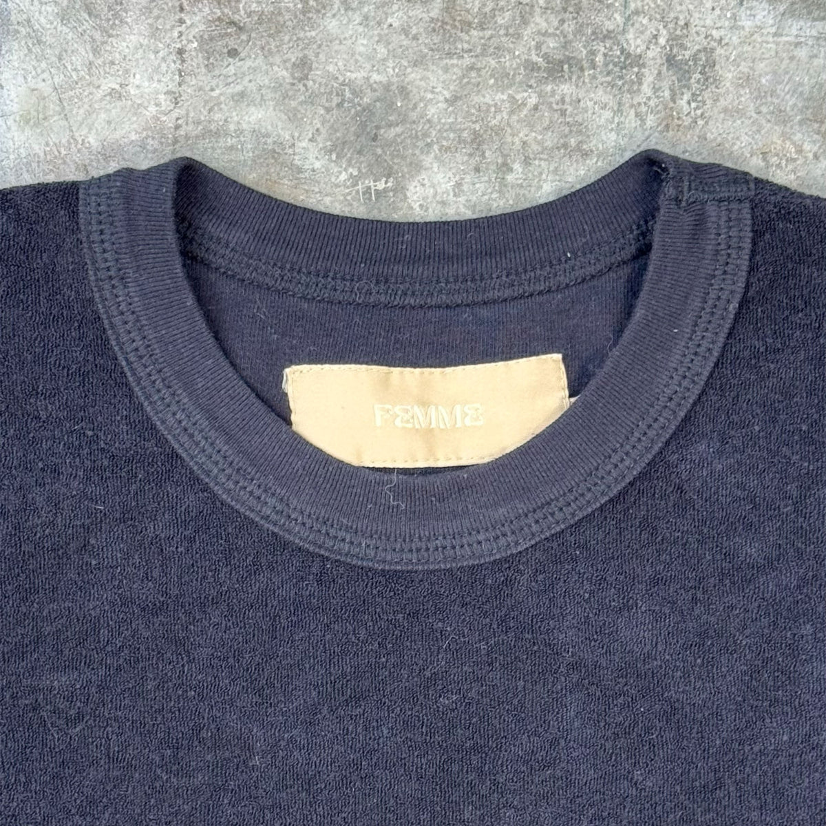 TOWEL TEE IN ANTHRACITE