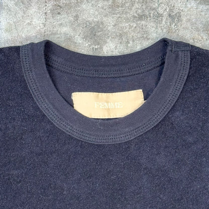 TOWEL TEE IN ANTHRACITE