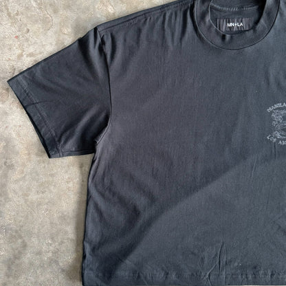 NAUGHTY N' NICE "DRAGON'S LUCK" TEE IN CAVIAR