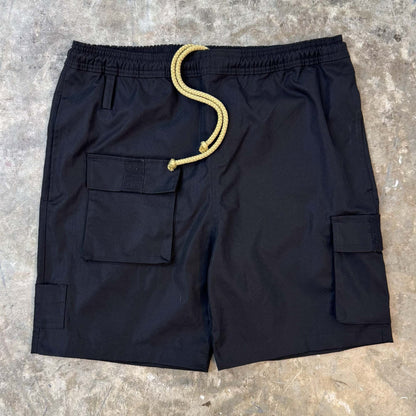 GRAPHITE TWILL 7 POCKET SHORTS