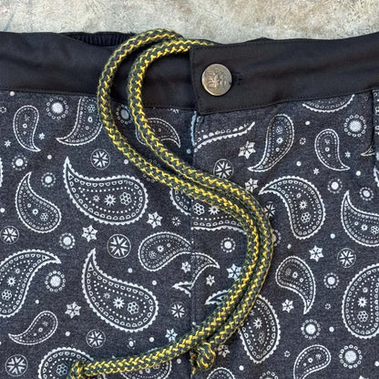 STRIDE SHORTS IN MIDNIGHT PAISLEY
