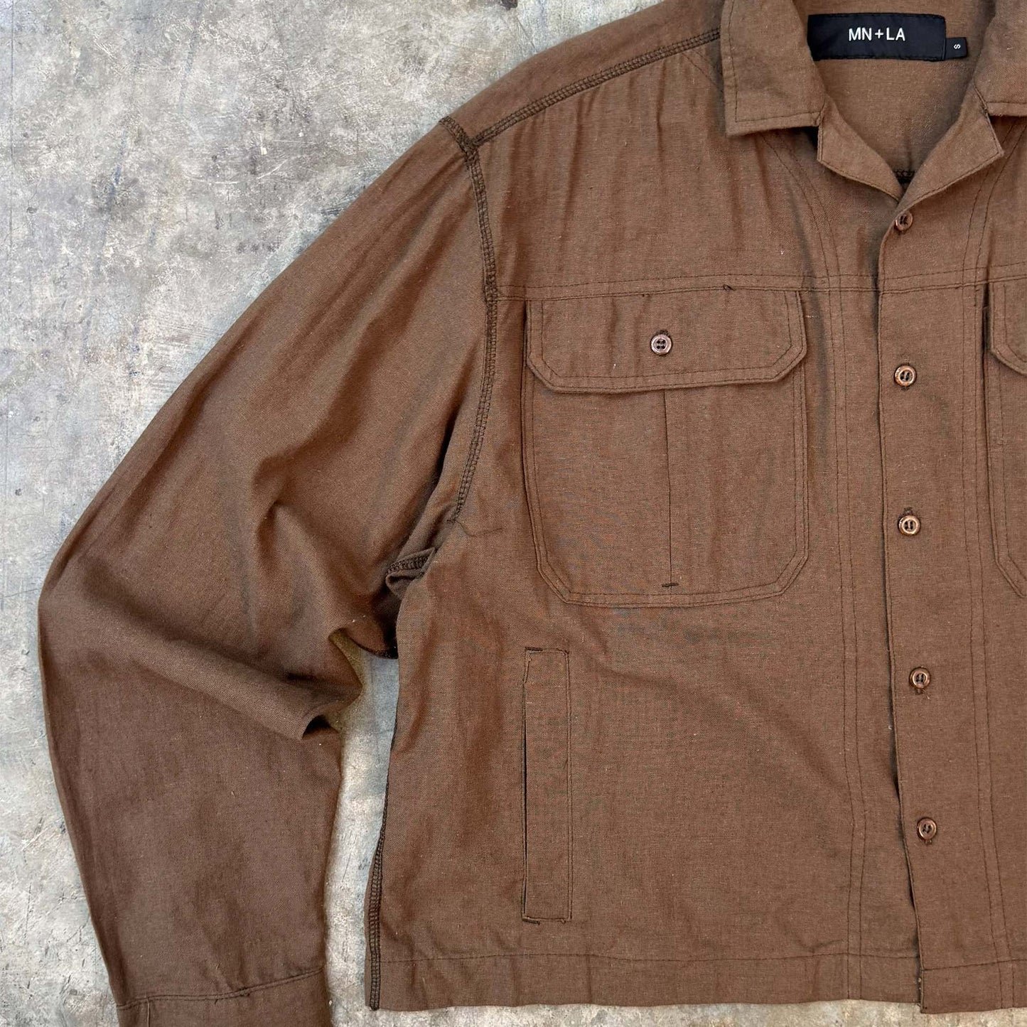 CUBAN L/S SHIRT IN WOOD