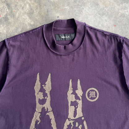 "HELL HOUNDS" TEE IN SHADOW PURPLE