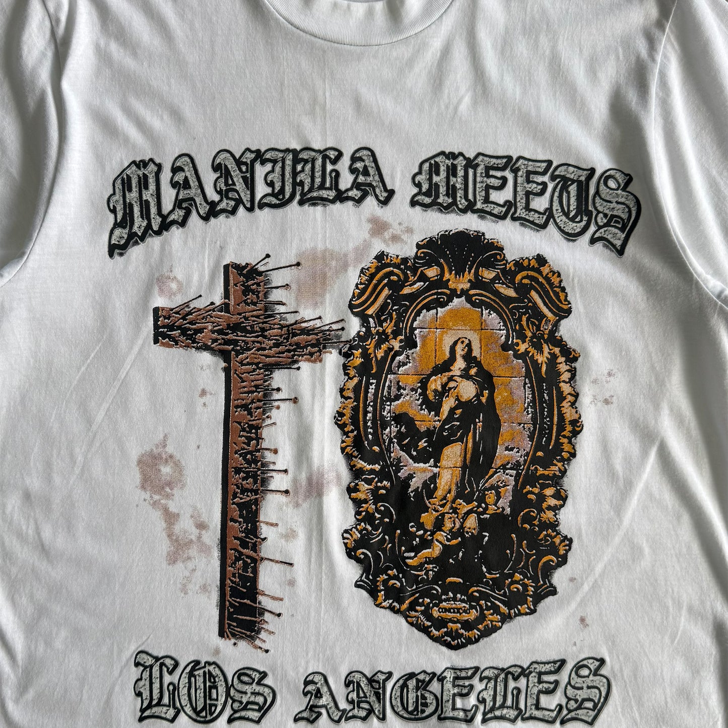 "DIVINE MERCY" TEE IN WHITE
