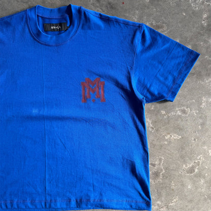 M'$ UNIVERSITY V2 TEE IN ELECTRIC BLUE