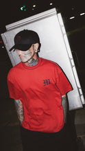 “M’$ SPECK V2” TEE IN RARRI RED