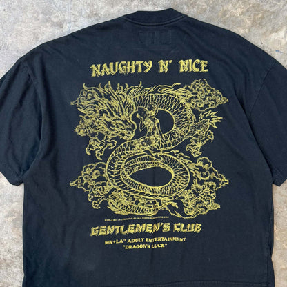 NAUGHTY N' NICE "DRAGON'S LUCK" TEE IN GOLDEN DRAGON