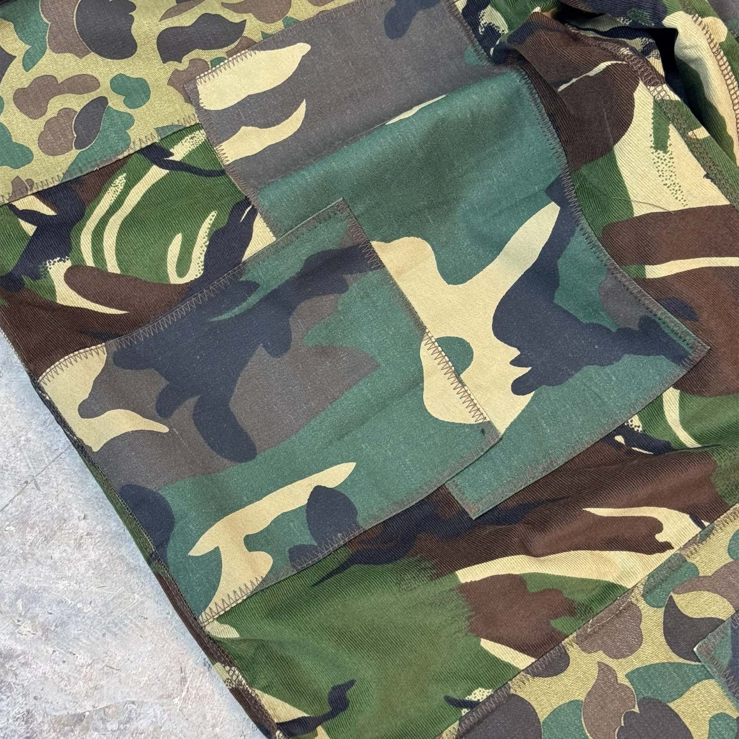 TERRA PANTS IN PATCHWORK CAMO