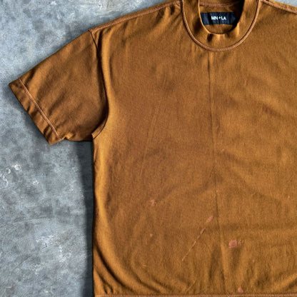 "HITTER" V3 PIQUE BOX TEE IN RUST