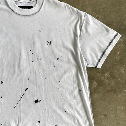 "HITTER" V3 BOX TEE LITE TEE IN WHITE/ANTHRACITE