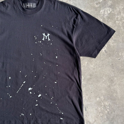 "HITTER" V3 BOX TEE TEE IN CAVIAR