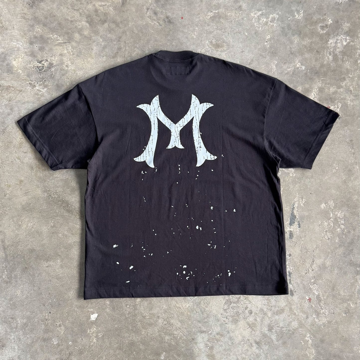 "HITTER" V3 BOX TEE TEE IN CAVIAR