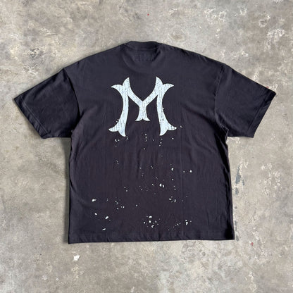 "HITTER" V3 BOX TEE TEE IN CAVIAR