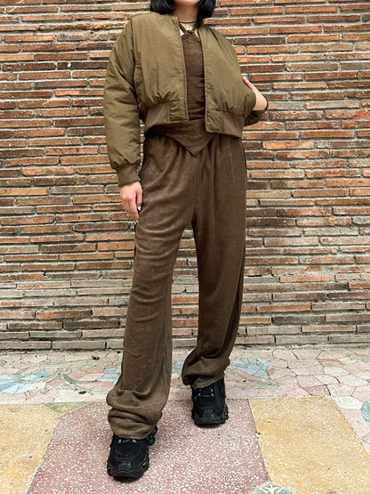 FEMME FLIGHT JACKET IN OLIVE
